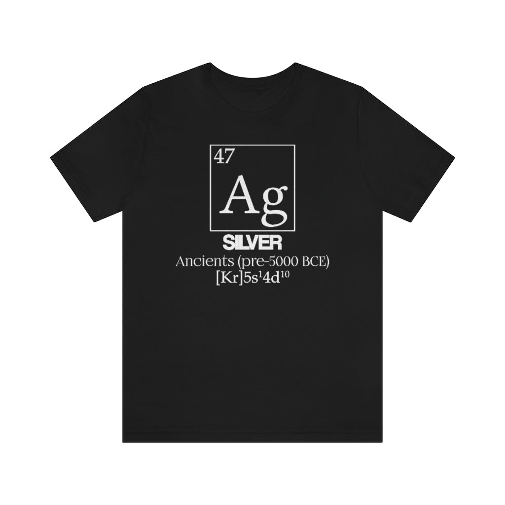 Silver Element-47 T-Shirt, by Aardvark Dreams [Elementwear]