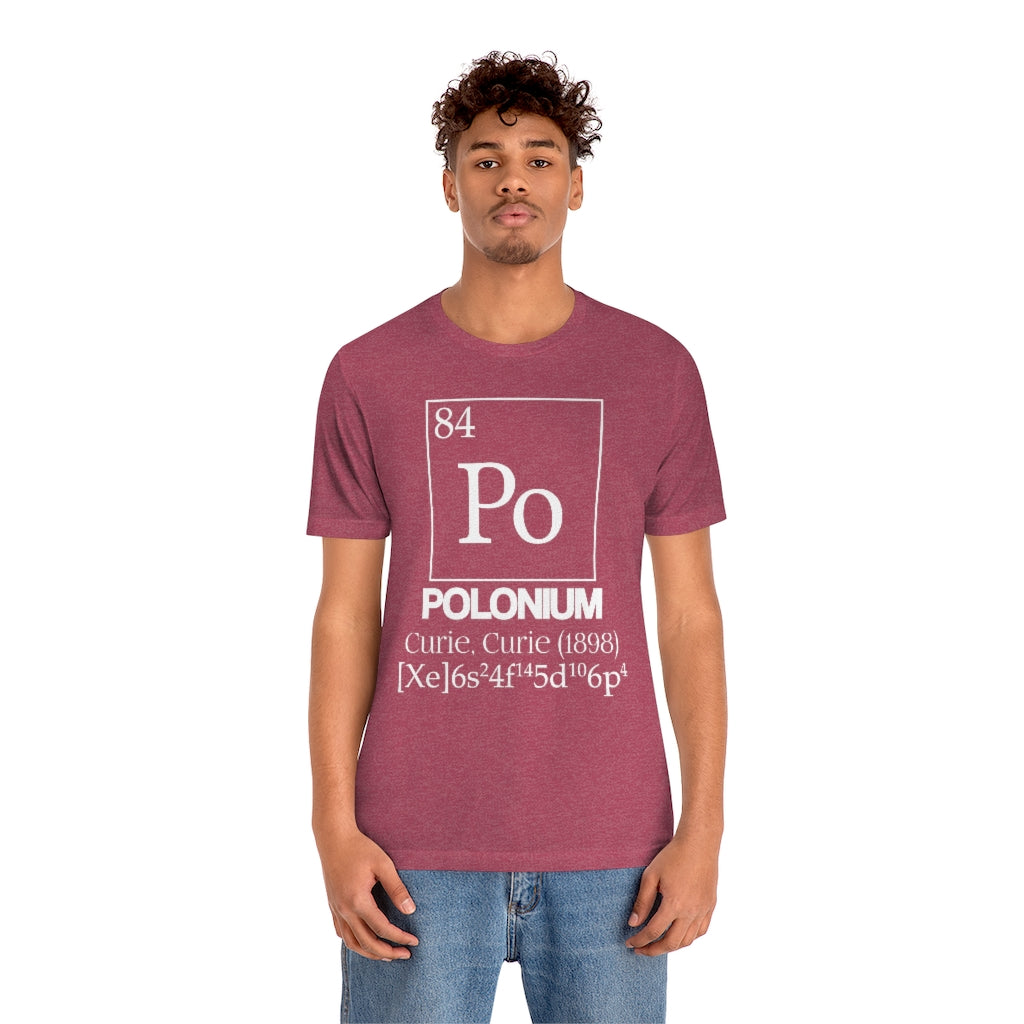 Polonium Element-84 T-Shirt, by Aardvark Dreams [Elementwear]