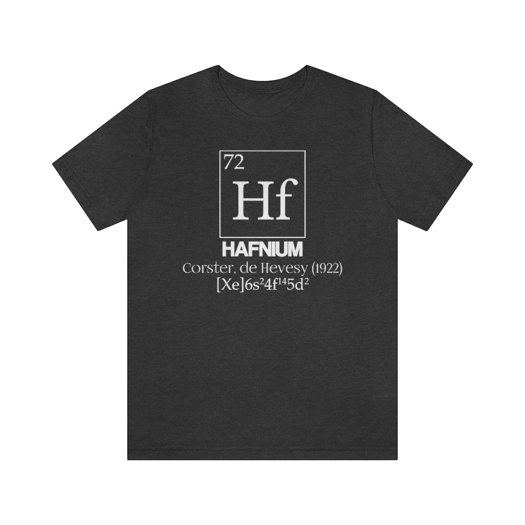 Hafnium Element-72 T-Shirt, by Aardvark Dreams [Elementwear]