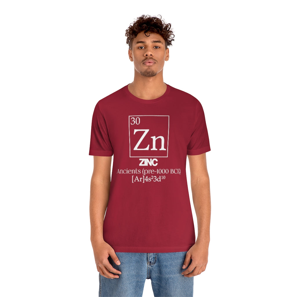 Zinc Element-30 T-Shirt, by Aardvark Dreams [Elementwear]