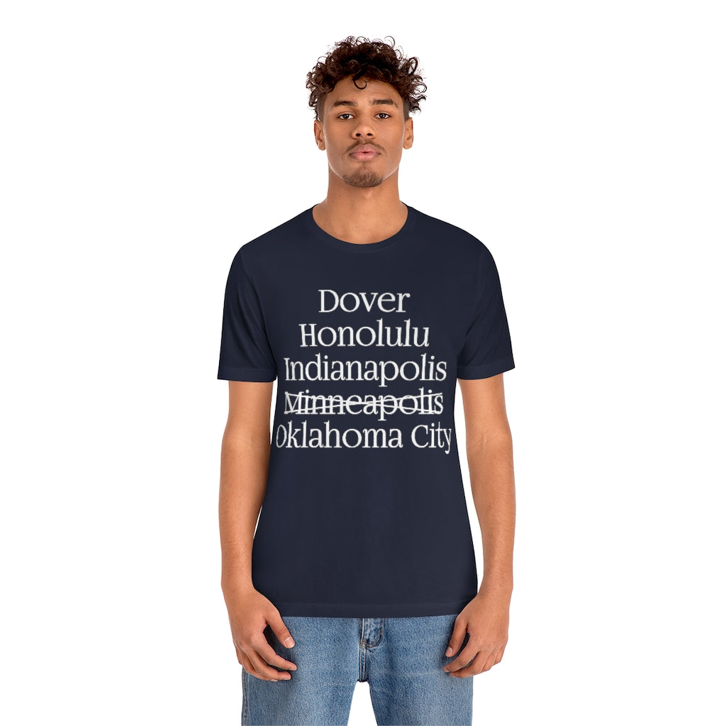 States and Capitals with Matching Letters T-Shirt Version 2