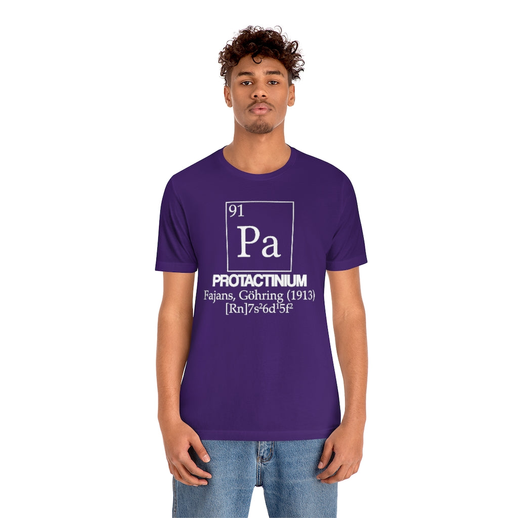 Protactinium Element-91 T-Shirt, by Aardvark Dreams [Elementwear]