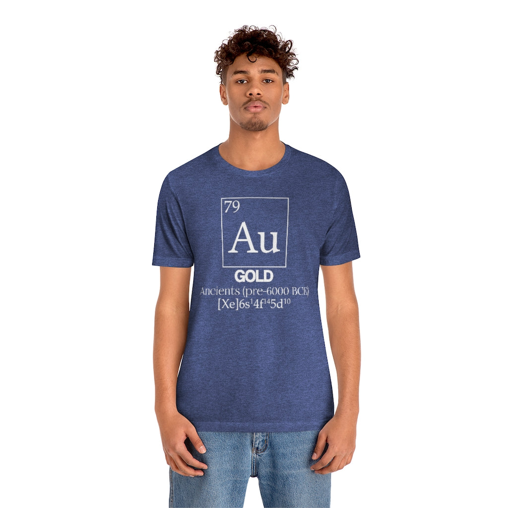 Gold Element-79 T-Shirt, by Aardvark Dreams [Elementwear]