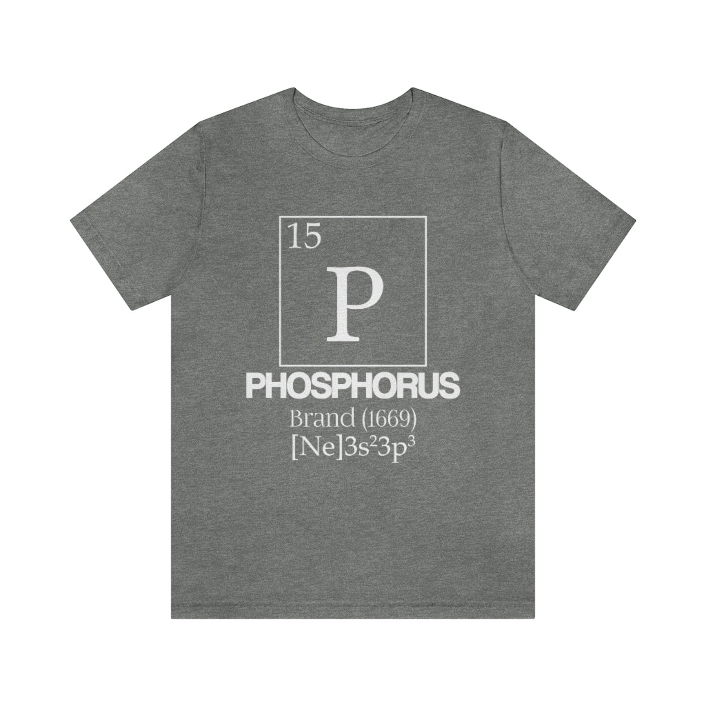 Phosphorus Element-15 T-Shirt, by Aardvark Dreams [Elementwear]