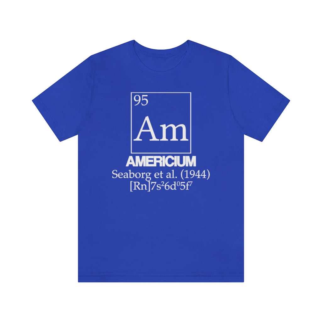 Americium Element-95 T-Shirt, by Aardvark Dreams [Elementwear]