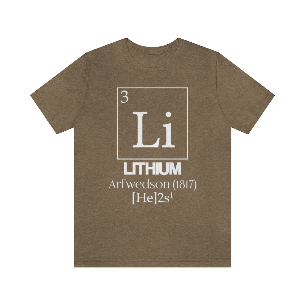 Lithium Element-3 T-Shirt, by Aardvark Dreams [Elementwear]