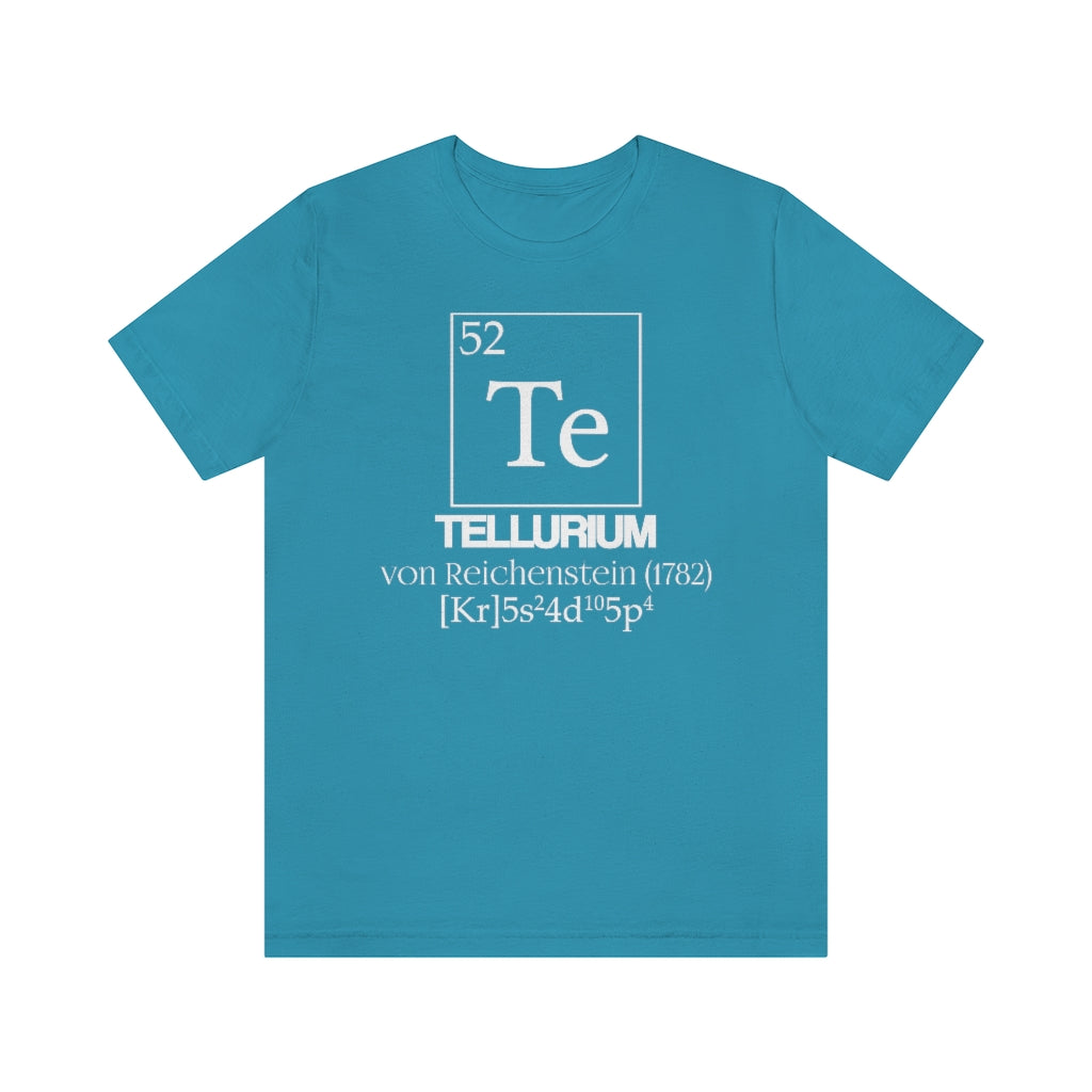 Tellurium Element-52 T-Shirt, by Aardvark Dreams [Elementwear]