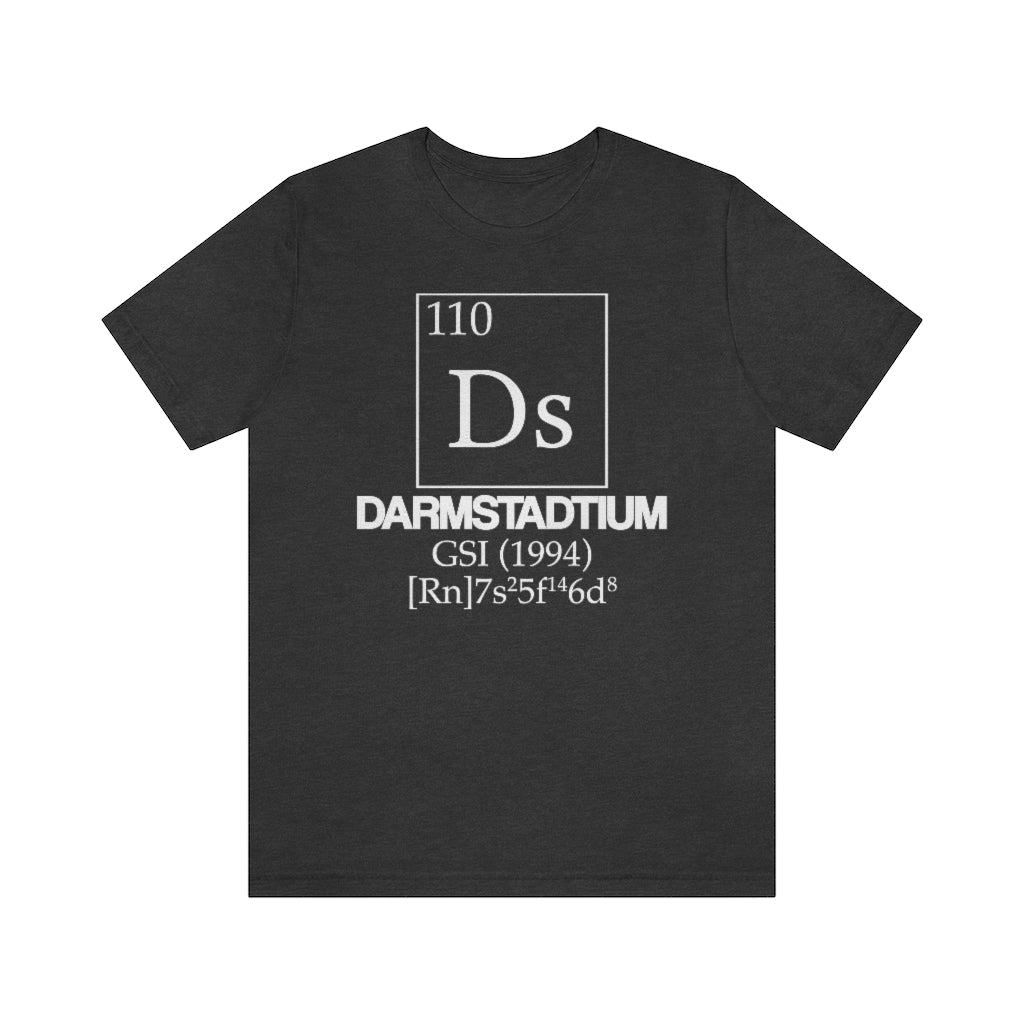 Darmstadtium Element-110 T-Shirt, by Aardvark Dreams [Elementwear]