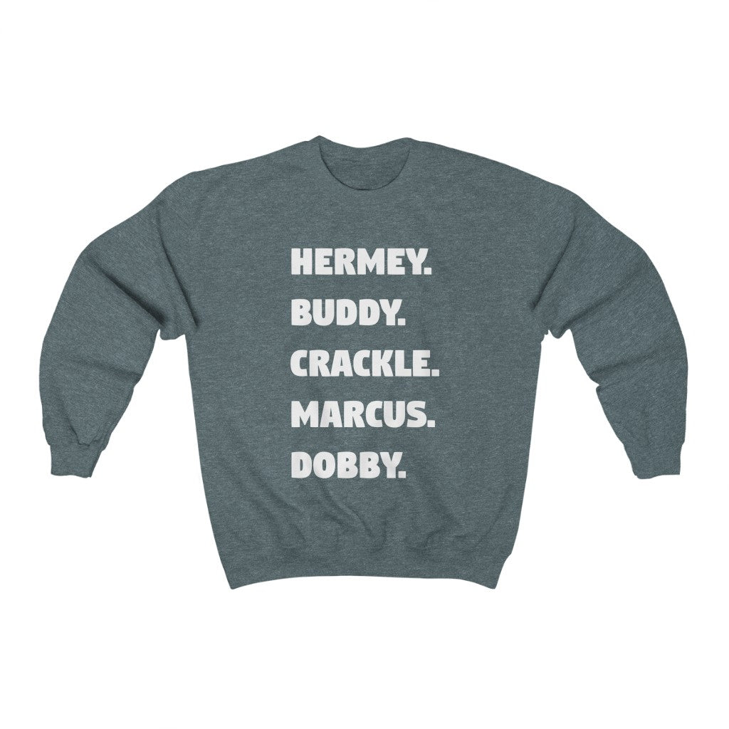 Christmas: Famous Elves Crewneck Sweatshirt