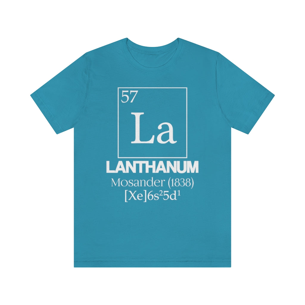 Lanthanum Element-57 T-Shirt, by Aardvark Dreams [Elementwear]