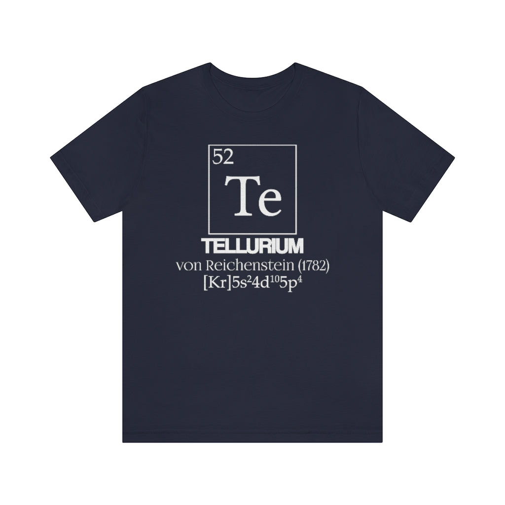 Tellurium Element-52 T-Shirt, by Aardvark Dreams [Elementwear]