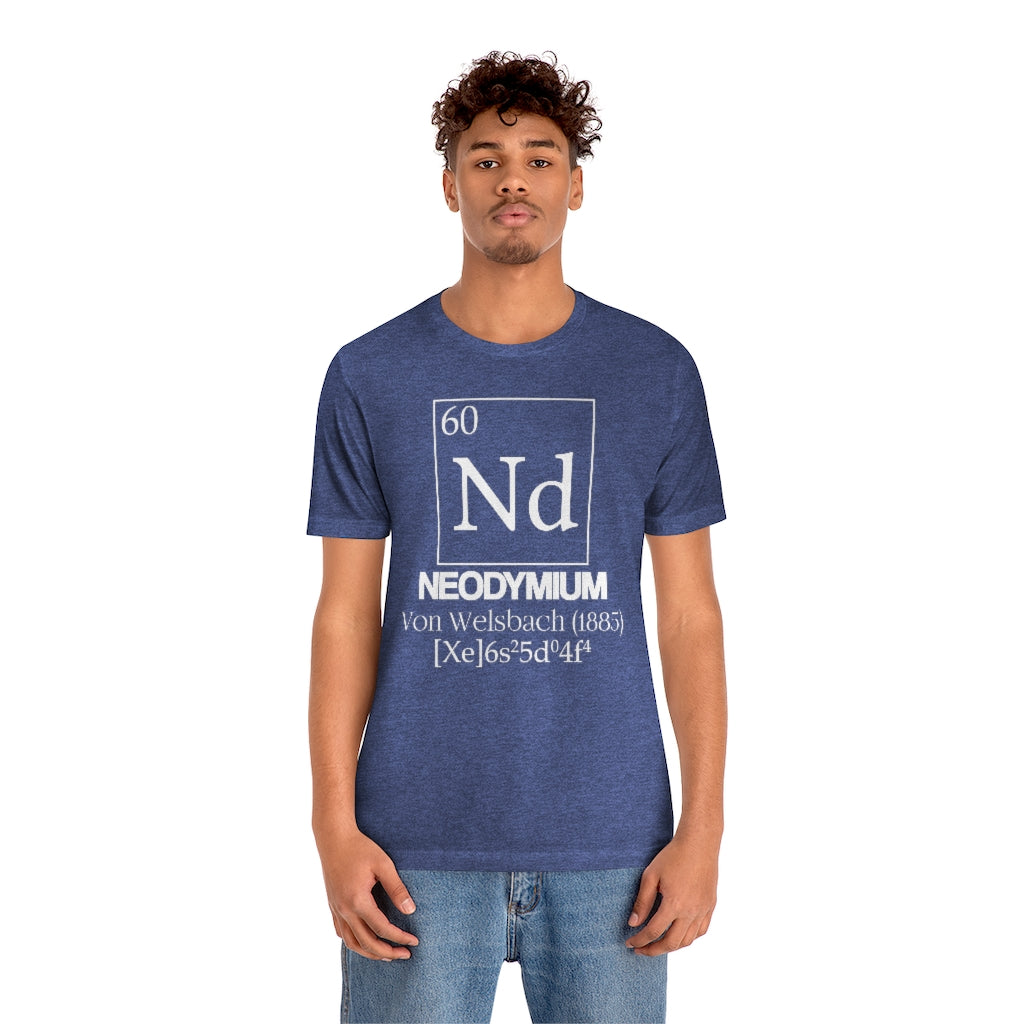 Neodymium Element-60 T-Shirt, by Aardvark Dreams [Elementwear]