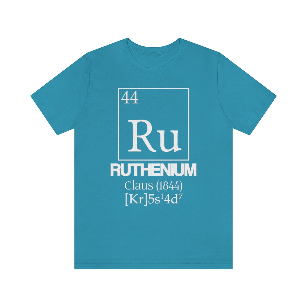 Ruthenium Element-44 T-Shirt, by Aardvark Dreams [Elementwear]