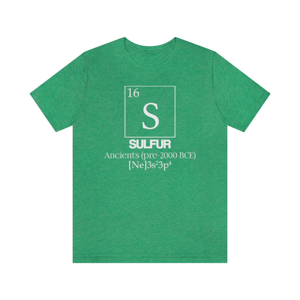 Sulfur Element-16 T-Shirt, by Aardvark Dreams [Elementwear]