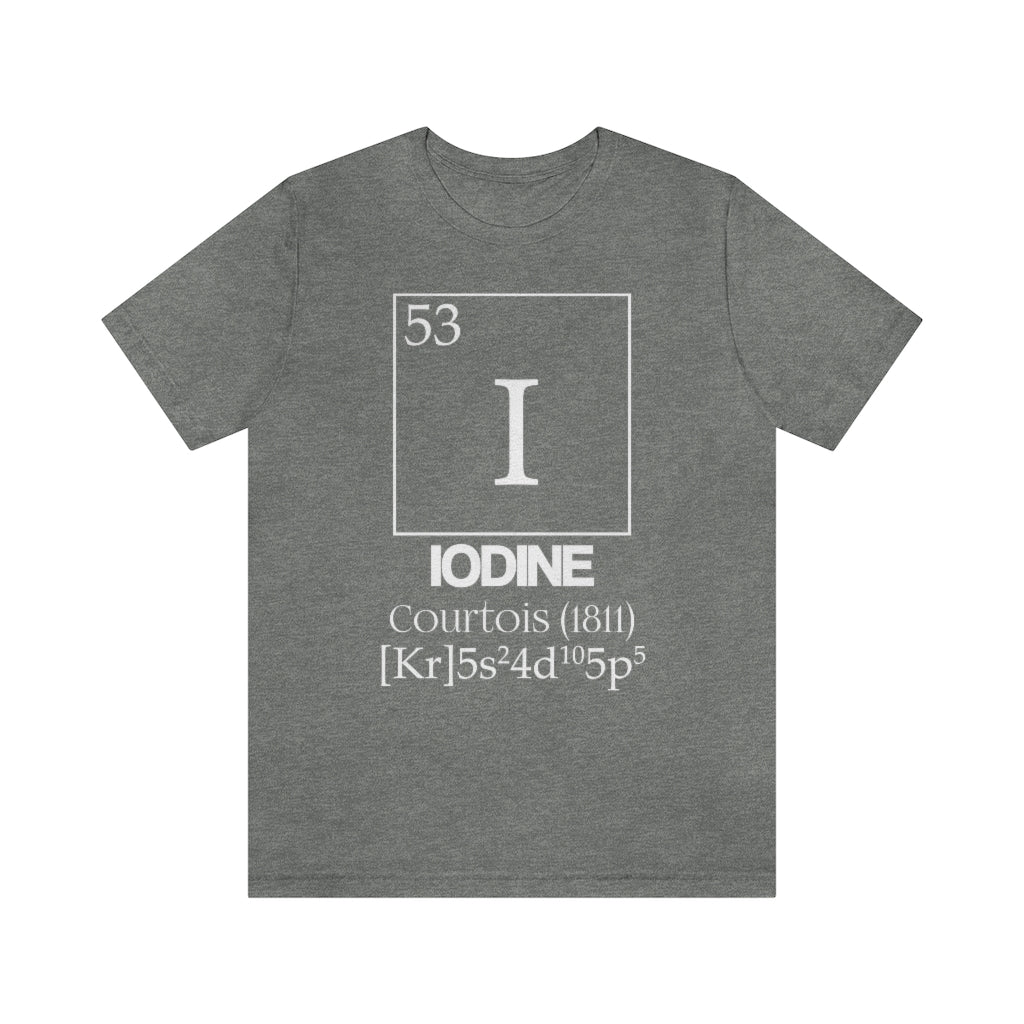 Iodine Element-53 T-Shirt, by Aardvark Dreams [Elementwear]