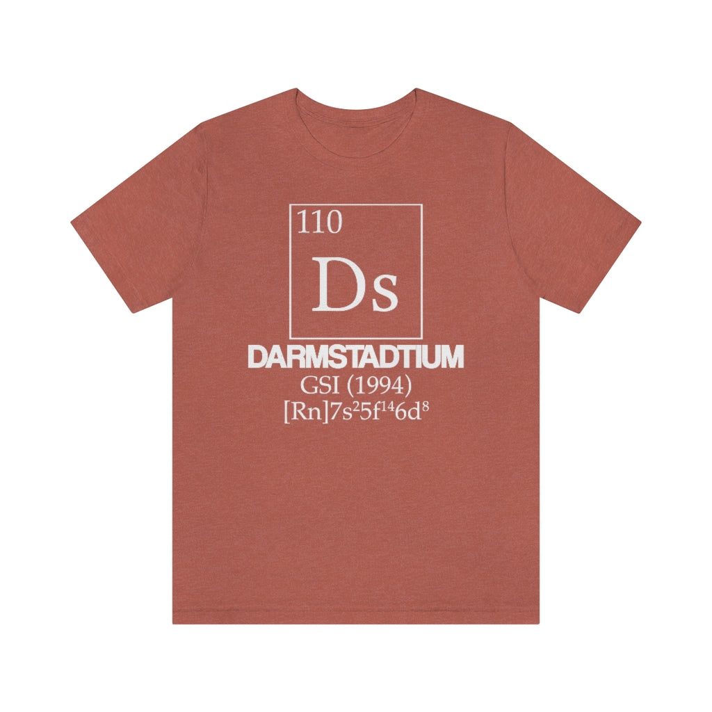 shirt chemistry element electron configuration periodic table science college university school darmstadtium