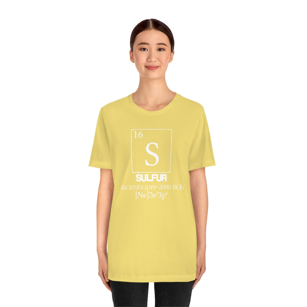 Sulfur Element-16 T-Shirt, by Aardvark Dreams [Elementwear]