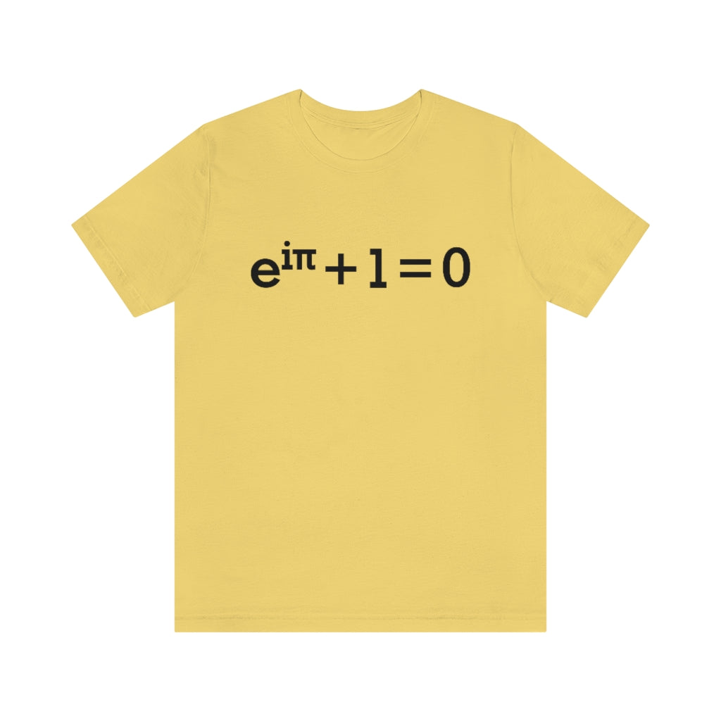 Euler Identity T-Shirt, by Aardvark Dreams