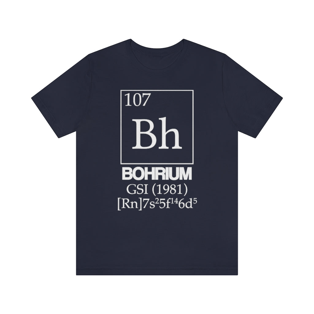 Bohrium Element-107 T-Shirt, by Aardvark Dreams [Elementwear]