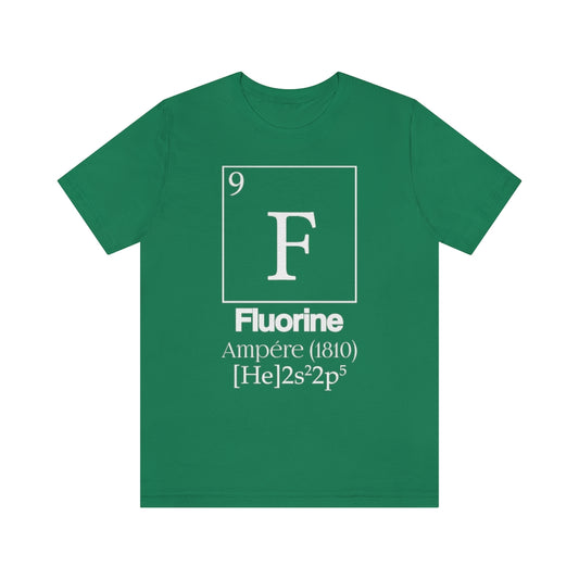 Fluorine Element-9 T-Shirt, by Aardvark Dreams [Elementwear]