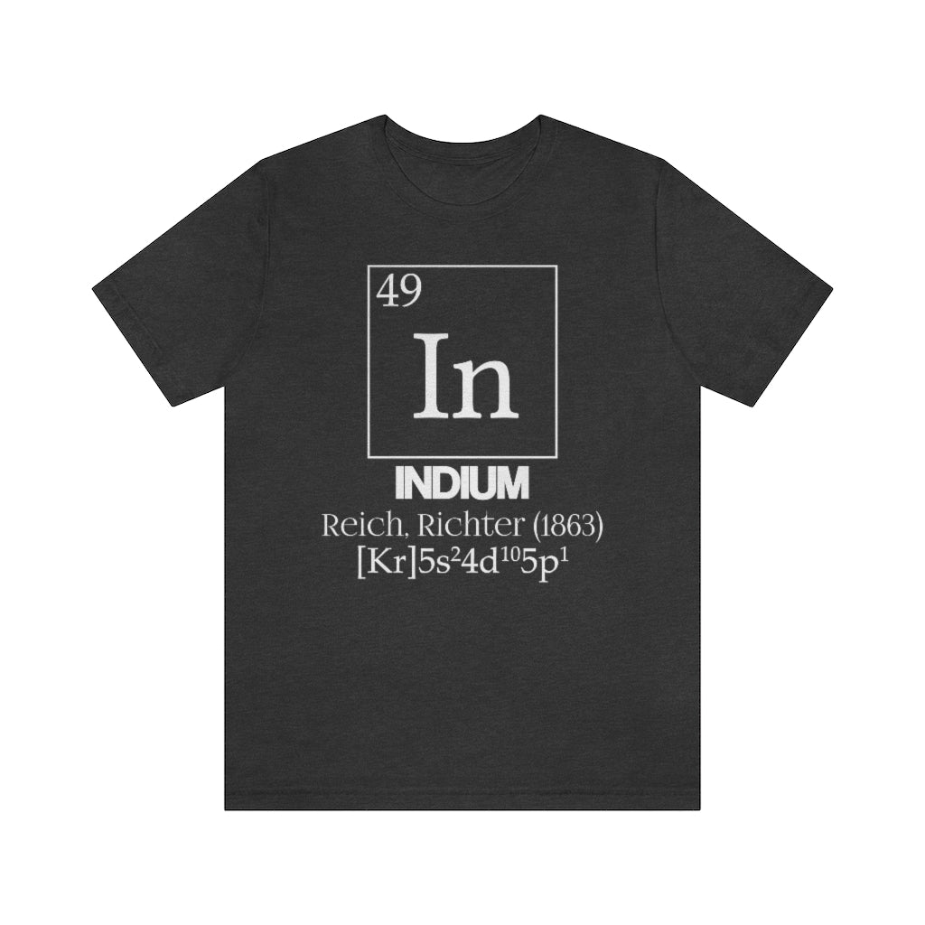 Indium Element-49 T-Shirt, by Aardvark Dreams [Elementwear]