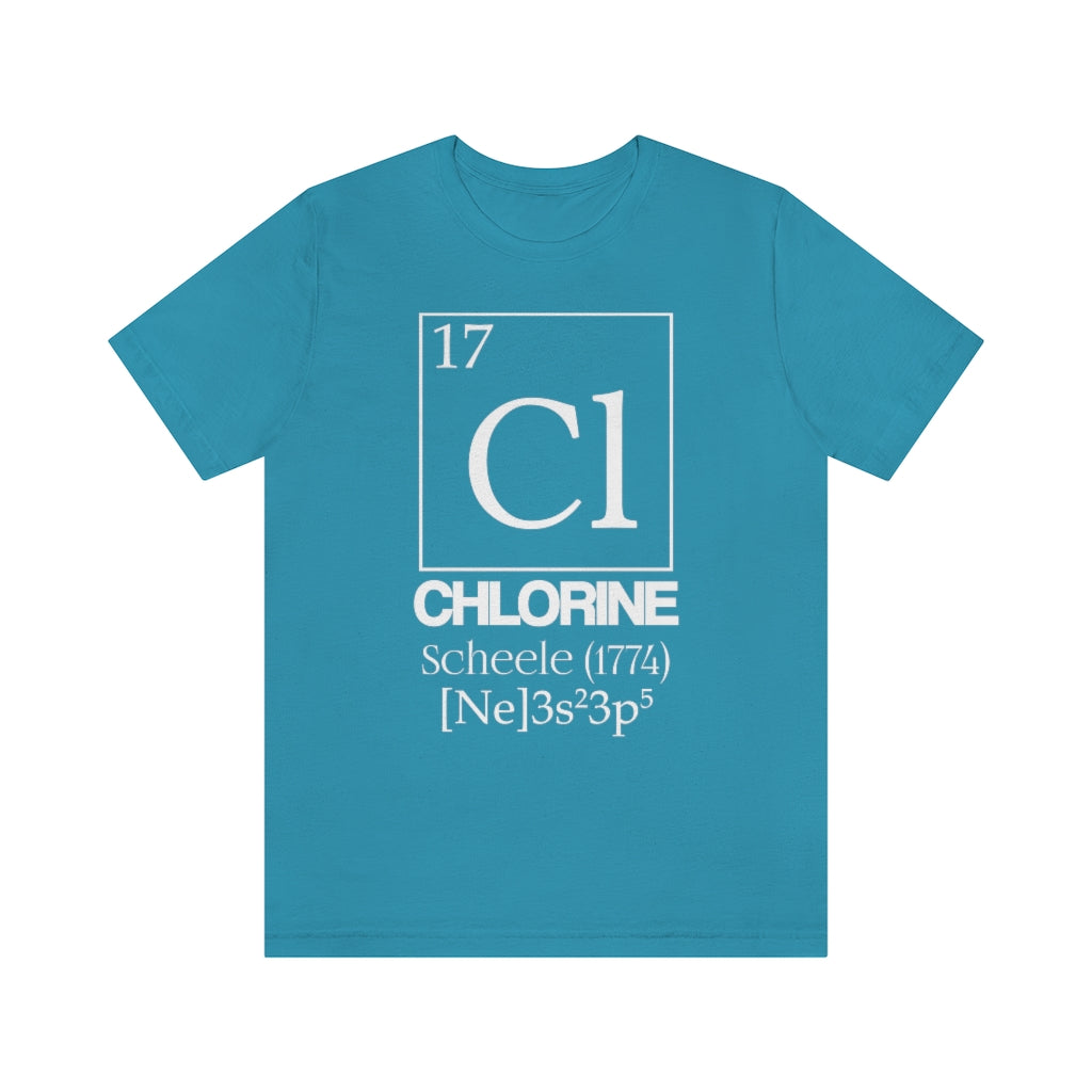 Chlorine Element-17 T-Shirt, by Aardvark Dreams [Elementwear]