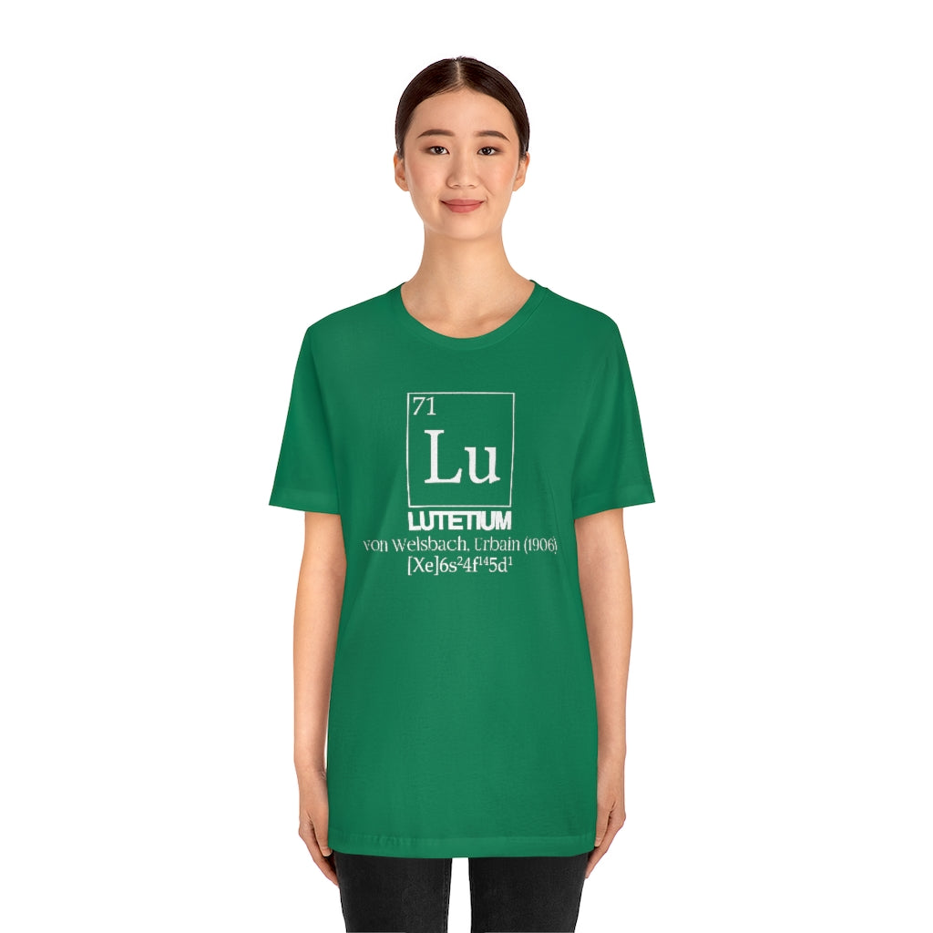 Lutetium Element-71 T-Shirt, by Aardvark Dreams [Elementwear]