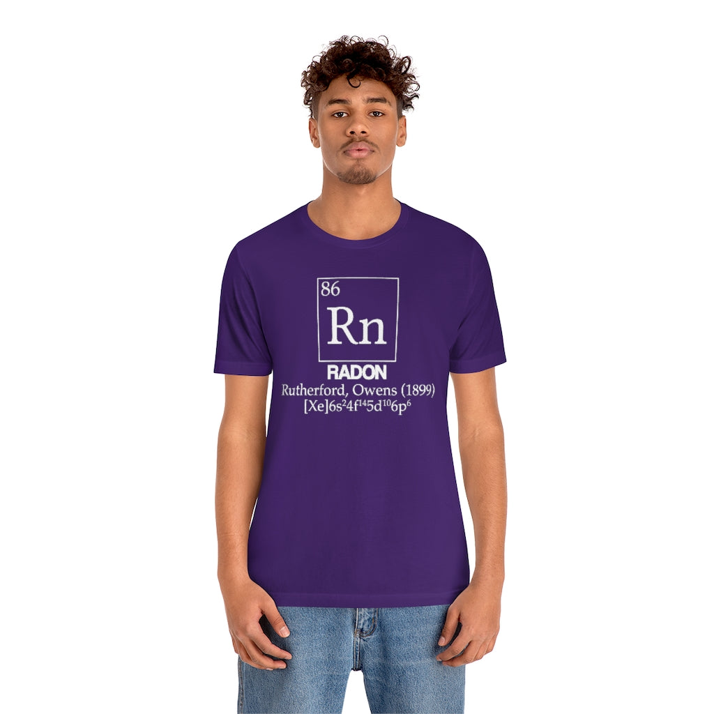 Radon Element-86 T-Shirt, by Aardvark Dreams [Elementwear]