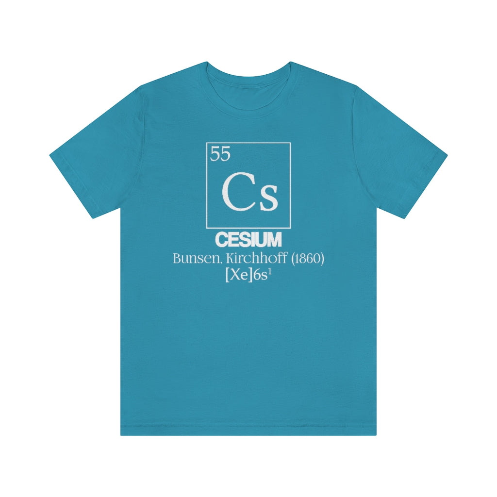 Cesium Element-55 T-Shirt, by Aardvark Dreams [Elementwear]