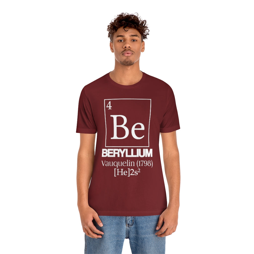 Beryllium Element-4 T-Shirt, by Aardvark Dreams [Elementwear]