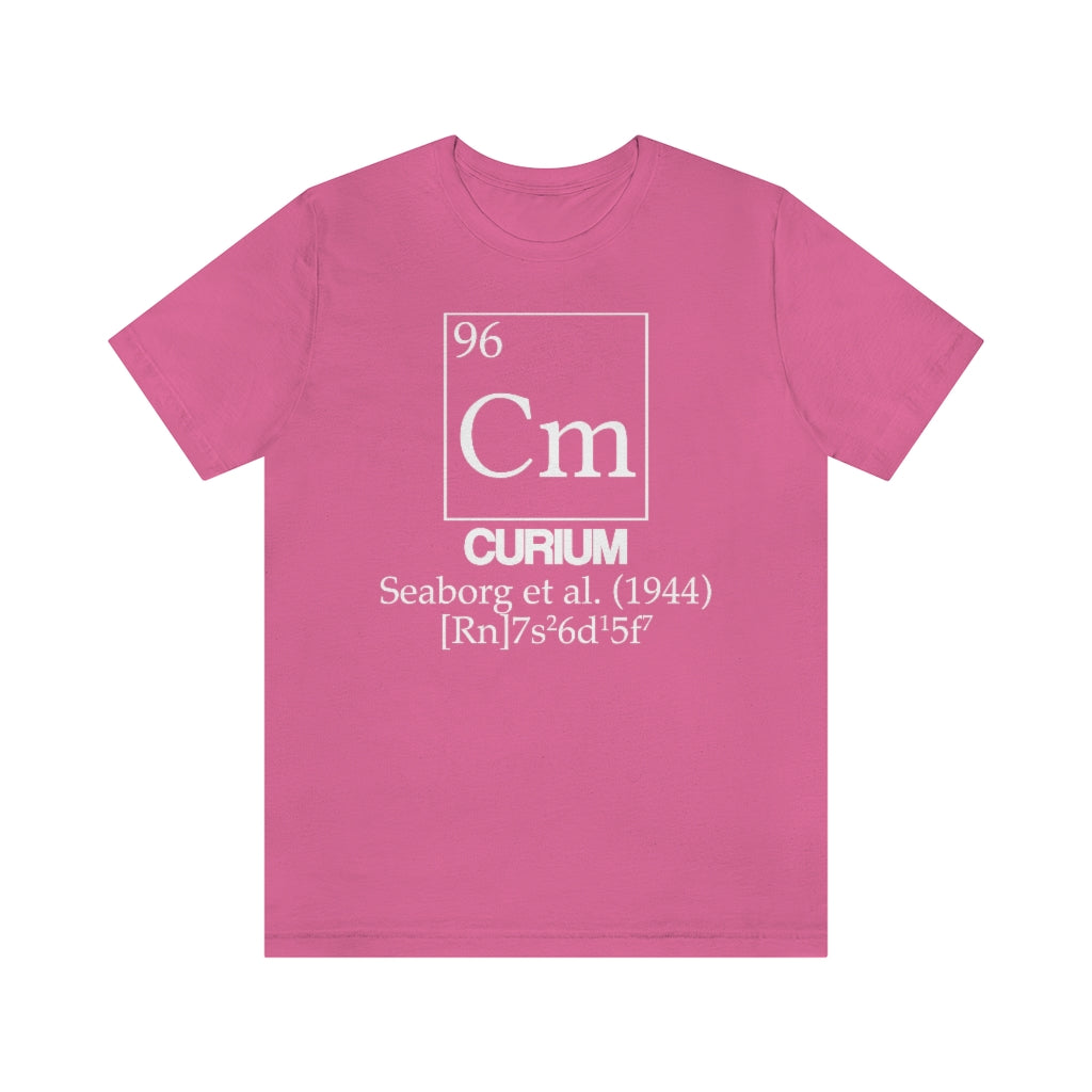 Curium Element-96 T-Shirt, by Aardvark Dreams [Elementwear]