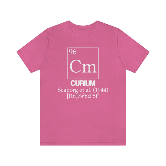 Curium Element-96 T-Shirt, by Aardvark Dreams [Elementwear]