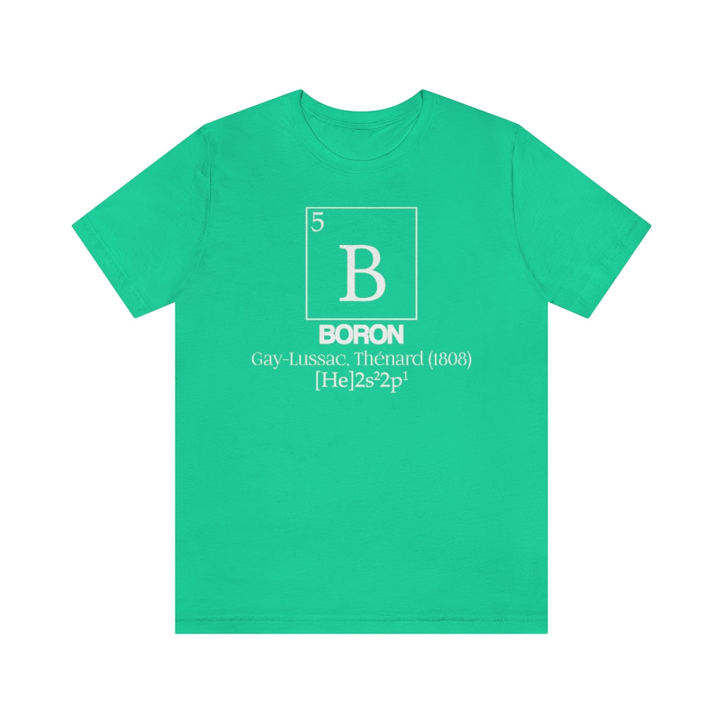 Boron Element-5 T-Shirt, by Aardvark Dreams [Elementwear]