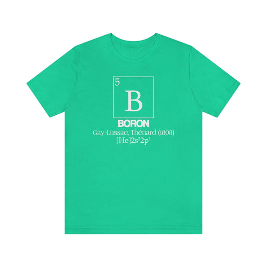 Boron Element-5 T-Shirt, by Aardvark Dreams [Elementwear]