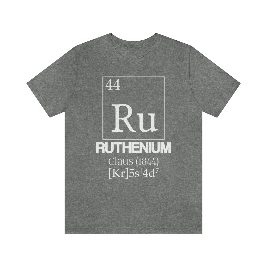 Ruthenium Element-44 T-Shirt, by Aardvark Dreams [Elementwear]