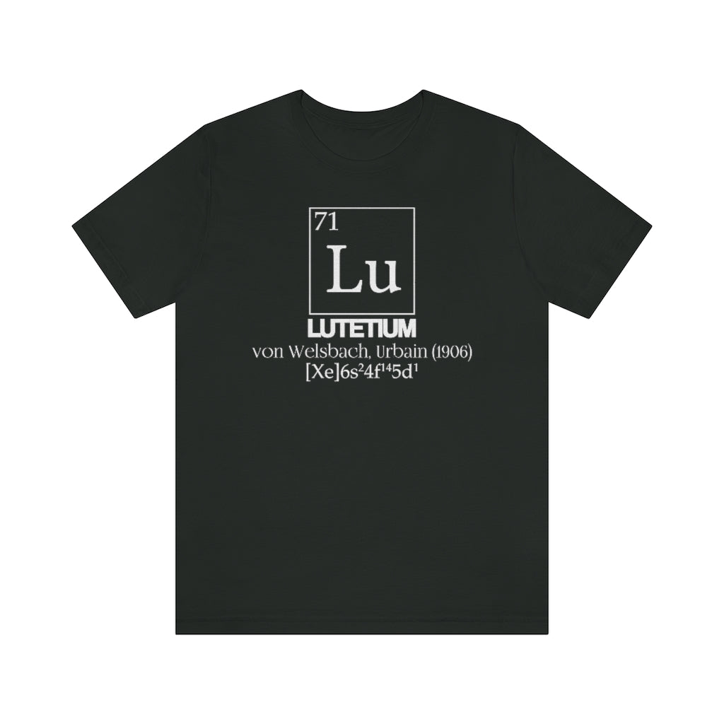 Lutetium Element-71 T-Shirt, by Aardvark Dreams [Elementwear]