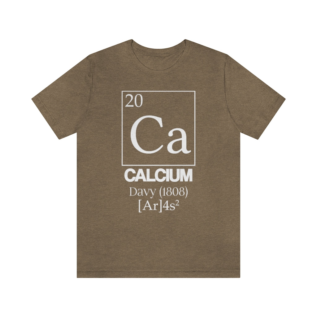 Calcium Element-20 T-Shirt, by Aardvark Dreams [Elementwear]