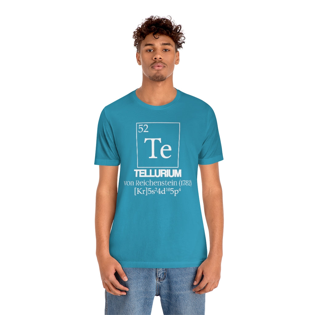 Tellurium Element-52 T-Shirt, by Aardvark Dreams [Elementwear]