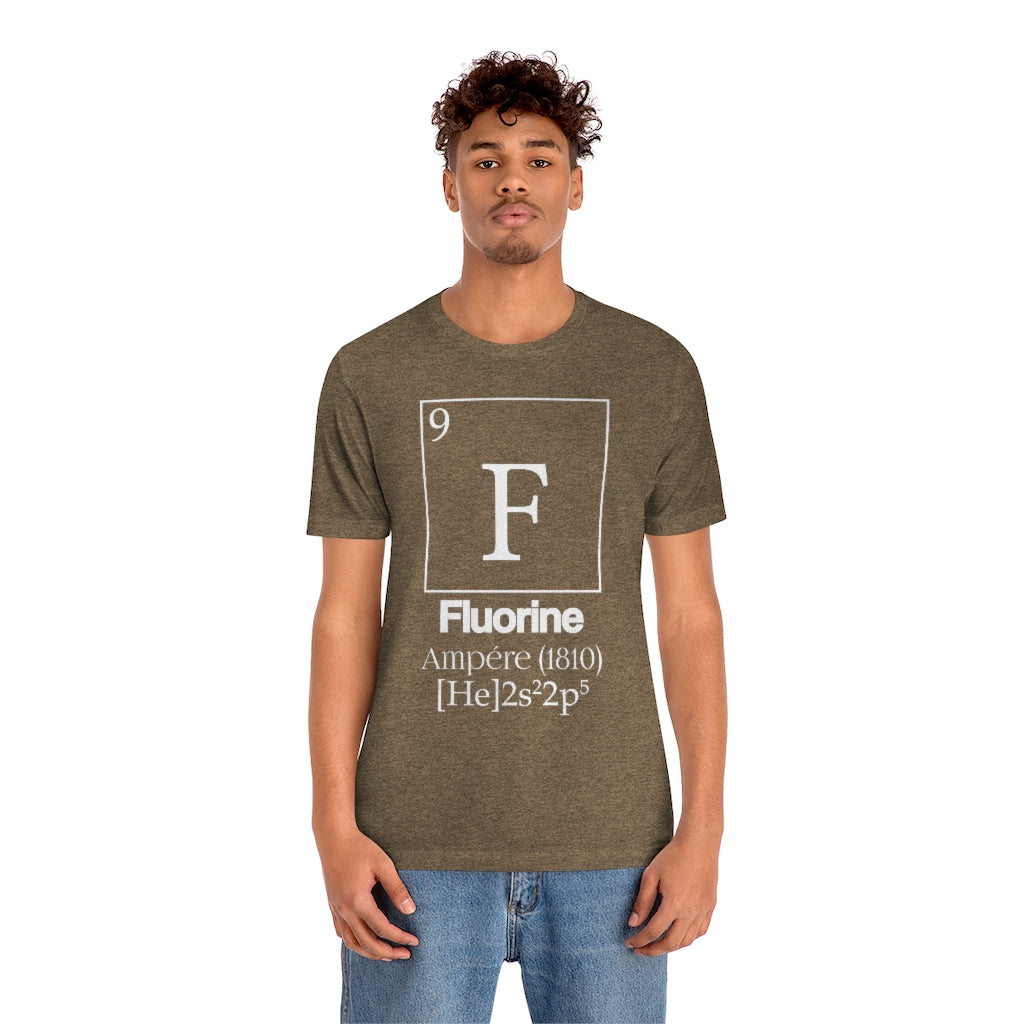 Fluorine Element-9 T-Shirt, by Aardvark Dreams [Elementwear]