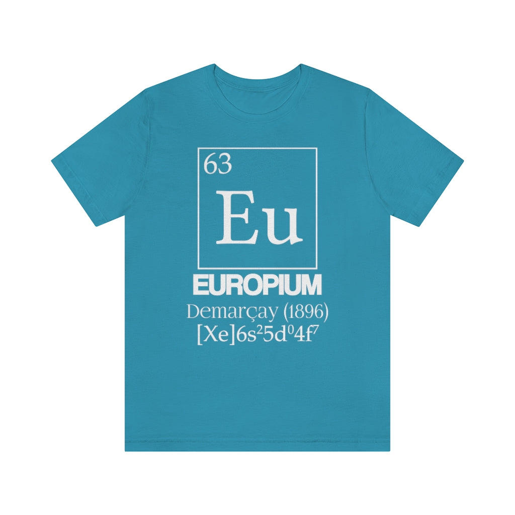 Europium Element-63 T-Shirt, by Aardvark Dreams [Elementwear]