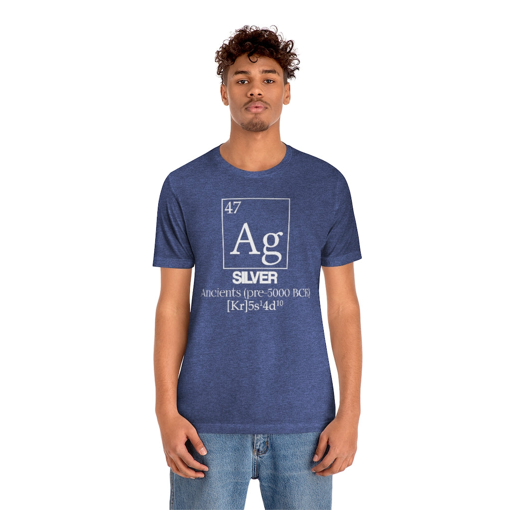 Silver Element-47 T-Shirt, by Aardvark Dreams [Elementwear]