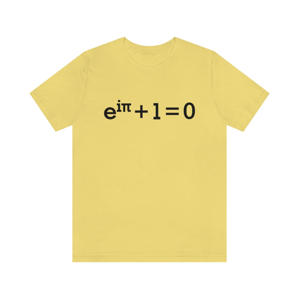 Euler Identity T-Shirt, by Aardvark Dreams