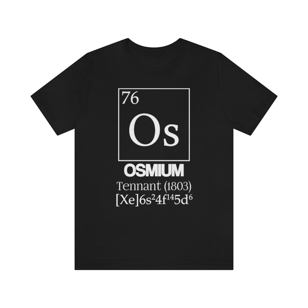 Osmium Element-76 T-Shirt, by Aardvark Dreams [Elementwear]