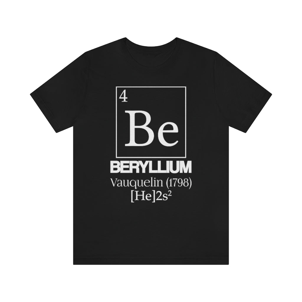 Beryllium Element-4 T-Shirt, by Aardvark Dreams [Elementwear]