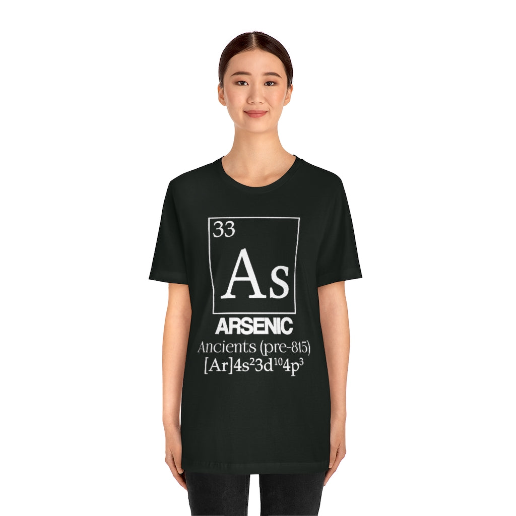  shirt chemistry element electron configuration periodic table arsenic