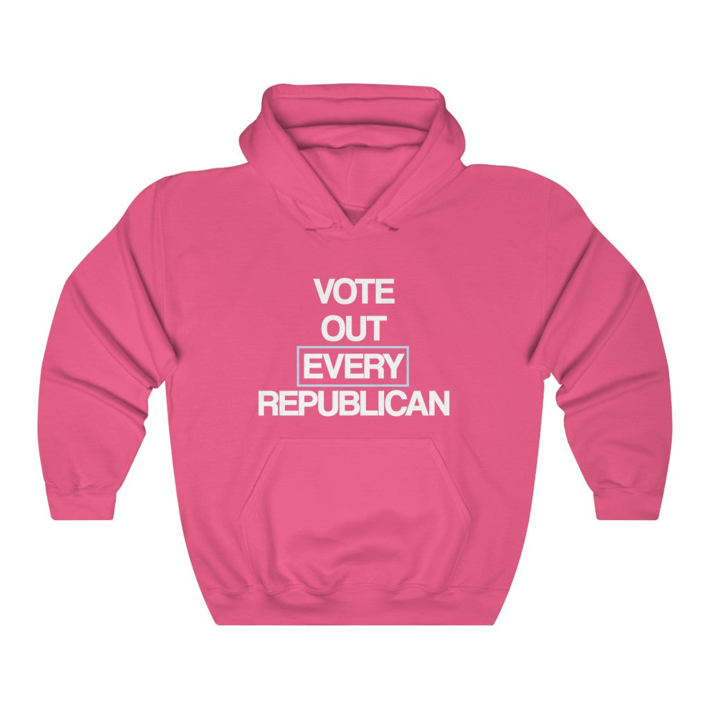 Vote Out Every Republican Hoodie, by Aardvark Dreams