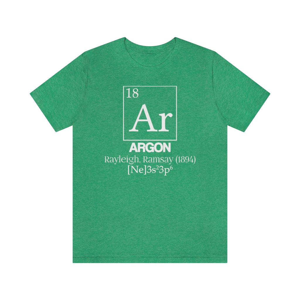 Argon Element-18 T-Shirt, by Aardvark Dreams [Elementwear]