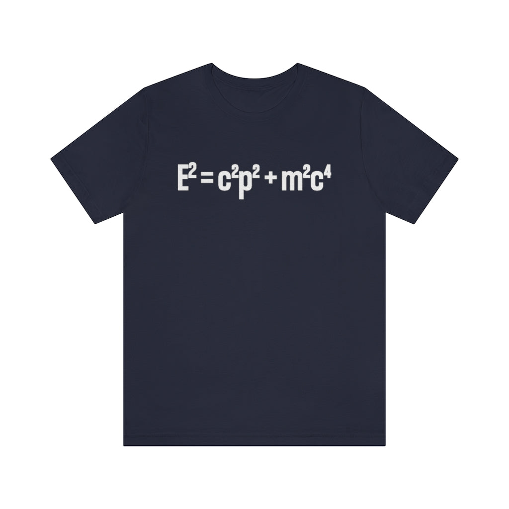 Relativistic Energy Equation T-Shirt, by Aardvark Dreams