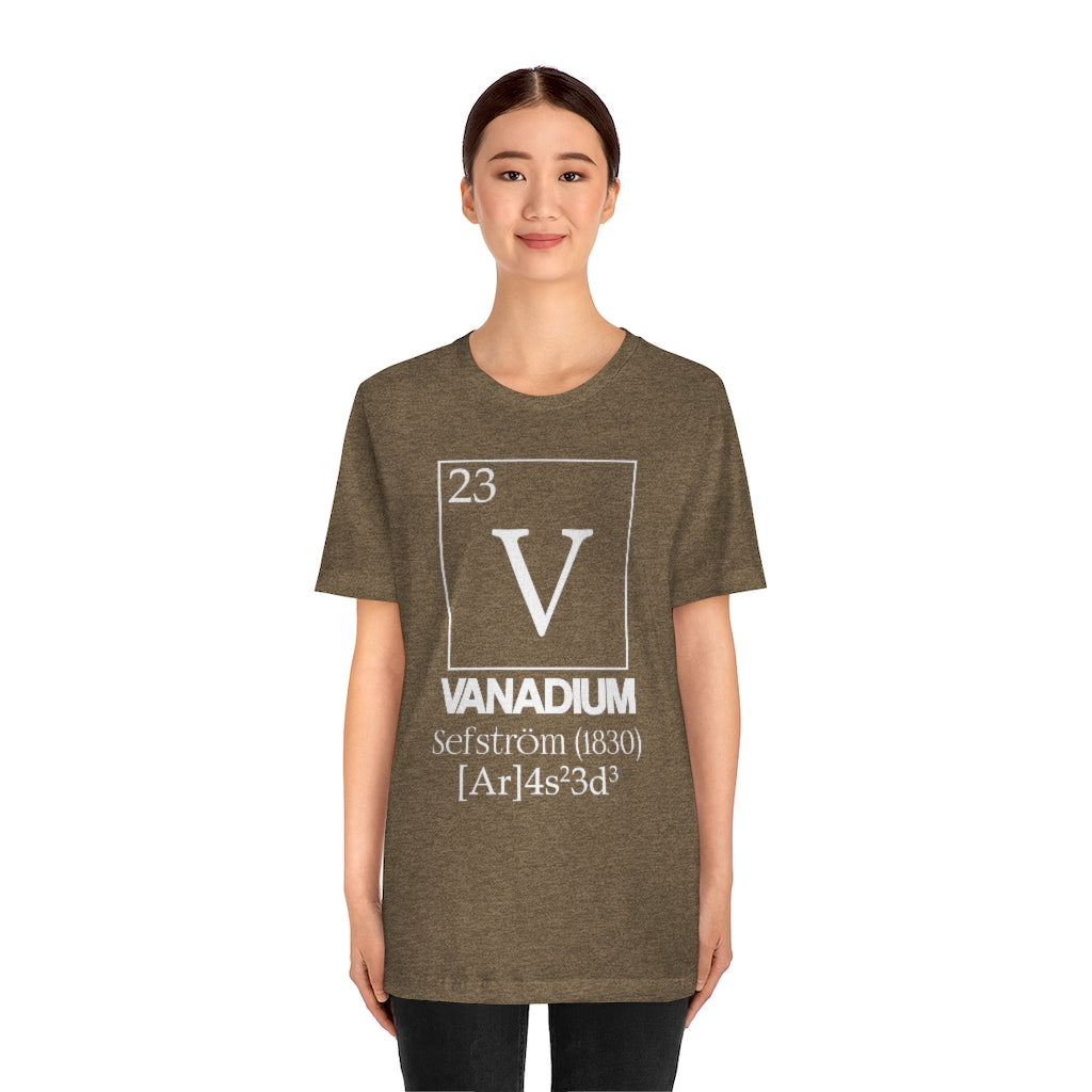 Vanadium Element-23 T-Shirt, by Aardvark Dreams [Elementwear]