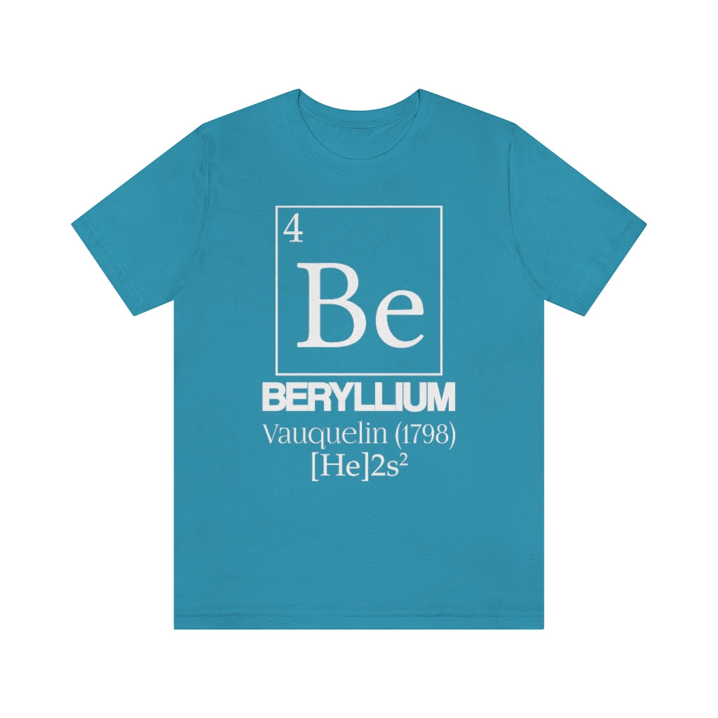 Beryllium Element-4 T-Shirt, by Aardvark Dreams [Elementwear]